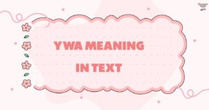 YWA Meaning in Text
