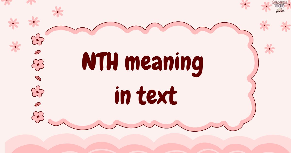 nth meaning in text