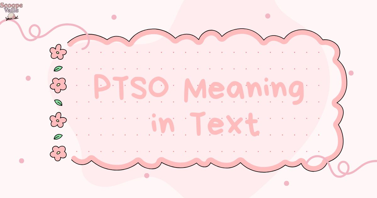 PTSO Meaning in Text A Complete Guide