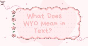 What Does WYO Stand For in Text, Slang, and Social Media 🌐